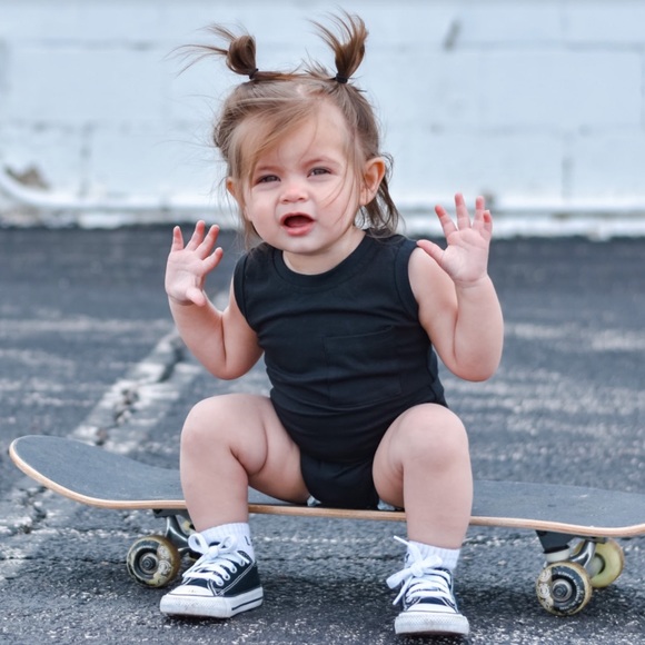 LITTLE BIPSY • One Piece Tank Bodysuit Onesie - Picture 4 of 7